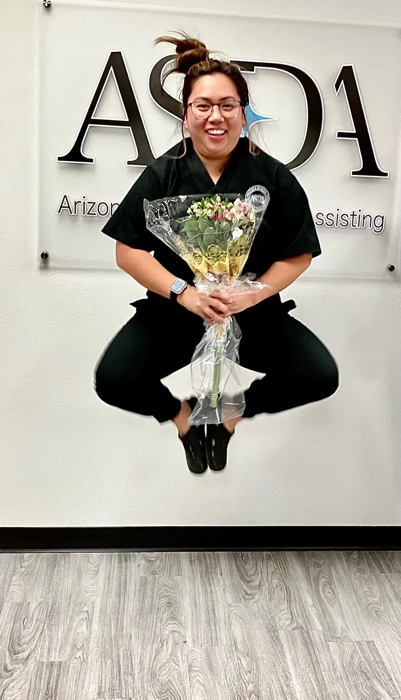 ASDA graduate celebrating